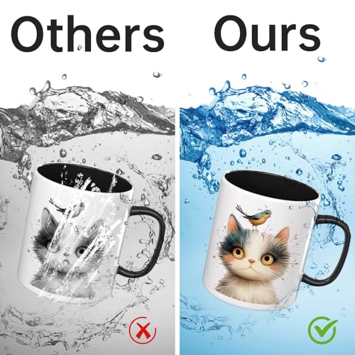 12 PCS UV DTF Cup Wrap Stickers, Frazzled Cat Rub on Transfers for Crafts, Permanent DIY Transfer Decals for 16oz Libbey Glass Cans, Mugs, Candles, Easy to Apply Art Stickers - style: Frazzled Cat