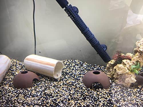 Aquarium Ceramics Cave Decoration, Fish Tank Accessories for Betta Fishes Shrimp Shelter Breeding Tube Hiding, Aquatic Pets to Rest, Betta Fish Toys