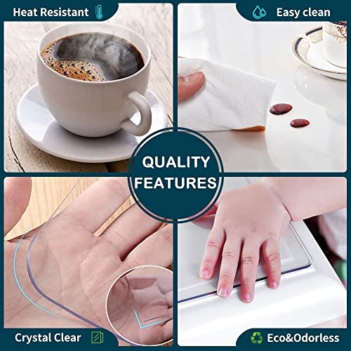 Desk Pad Blotter Mats Clear Organizer Office Table Protector Painting Desktopper Gamer Desk Pad with Mouse Pad for Laptop Computer Desktop Keyboard Pads Plastic Crystal Waterproof Mat Large 20x36 - size: 20x36 inch