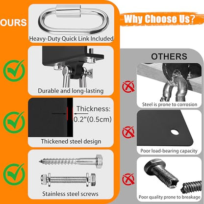 Heavy Bag & Punching Bag Hanger, Wall, Ceiling, Beam Mount Options - color: Ceiling - L-Shape Joist