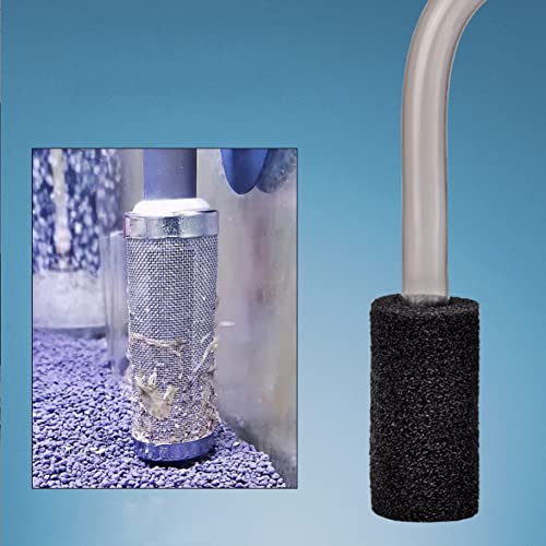 Aquarium Filter Guard, Stainless Steel Fish Shrimp Mesh Net Filter Case Cover Guard Stainless Steel Shrimp Cylinder Cover for Fish Tank Accessories(L 6mm)
