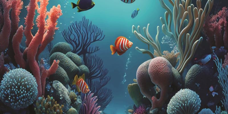 Custom Aquarium Background Photo Backdrop Personalized Backdrop Upload Picture Reptile Habitat Hideout Underwater Fish Tank Accessories 60x24 inch - size: 60x24IN