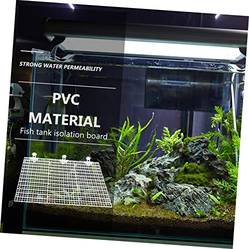 Garneck 1set Fish Tank Divider Cups Isolation Mesh for Breeding Transparent Aquatic Divider for Fish Tank Separation for Aggressive - color: Transparent