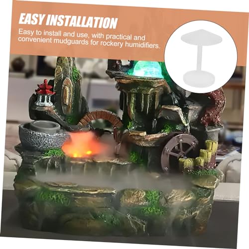 8pcs Rockery Humidifier Splash Guard Replacement Humidifier Splash Guards for Fish Tank Easy to Install Plastic Material