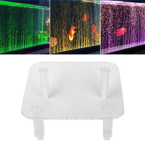 Marine Tank Protein Skimmer Stand, Acrylic Adjustable Height, Protein Skimmer Lifter Elevating Rack, Heightening Pad Accessory, Acrylic Construction, Fits Multiple Sizes, Reduces Resonance Noise, Desi