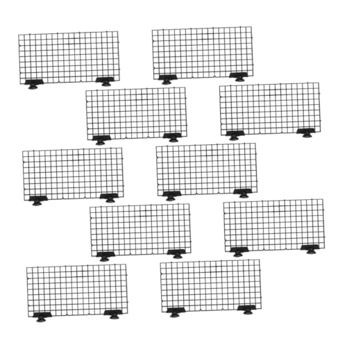 WOONEKY 1set Fish Tank Divider Plastic Grid for Fish Isolation and Separation Aquariums Fit Aquarium Partition Board Bottom Filtration Grid for Clean Water