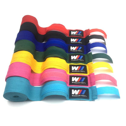 Boxing Bandages Muay Thai Hand Wraps Gloves Martial Arts Wraps MMA Kickboxing Inner Gloves for Hand Protection Unisex A Pairs - color: Light Blue, size: 196in/5m