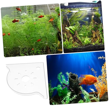 KESYOO Triangle Aquarium Corner Shelf Multi-Functional Fish Tank Storage Stand for Organizing Fish Food and Accessories Space-Saving Design for Use