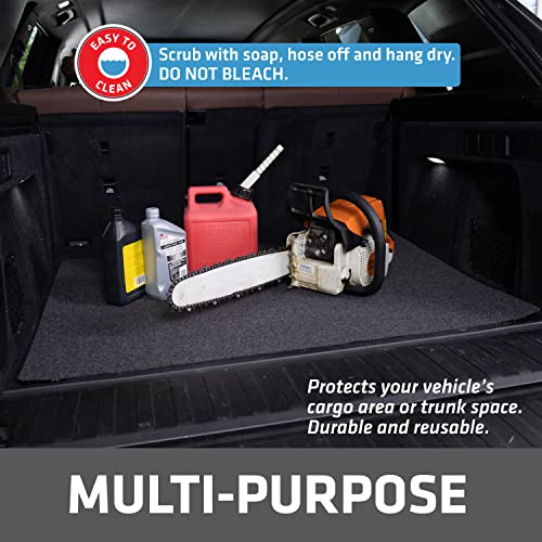 Drymate XL Oil Spill Mat (36" x 59"), Premium Absorbent Oil Pad, Reusable, Washable, Durable, Waterproof Backing Contains Liquids, Protects Garage Floor Surface (USA Made)