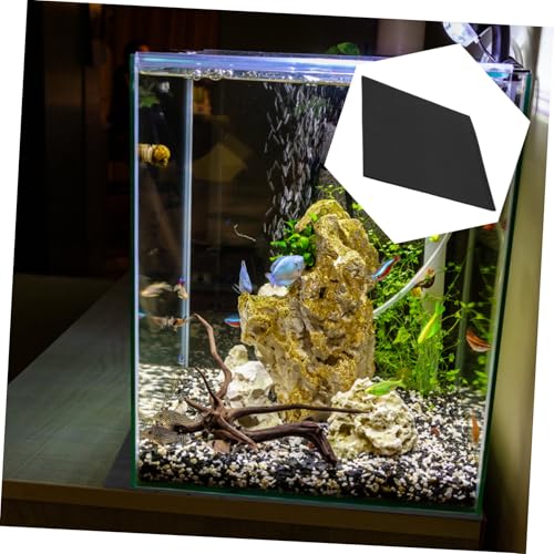 Toyvian Aquarium Bottom Mat Thicken Eva Fish Tank Pad Non Slip Cushioning for Terrarium Wear Resistant Cuttable Design Fish Tank Mat