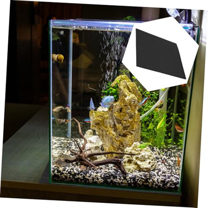 Toyvian Aquarium Bottom Mat Thicken Eva Fish Tank Pad Non Slip Cushioning for Terrarium Wear Resistant Cuttable Design Fish Tank Mat
