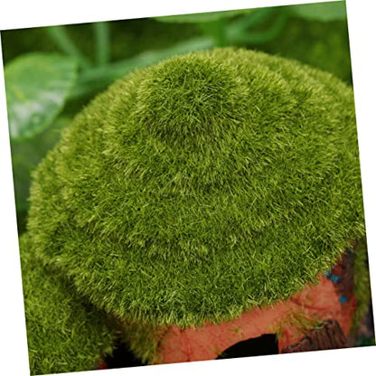2pcs Decor Ornament Fish Bowls for Betta Fish Aquarium Moss Fish Tank Reptile Bridal House