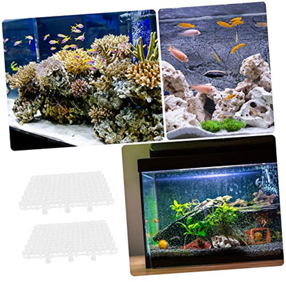 Homoyoyo Fish Tank Filtration Isolation Net Plate PVC Plastic Splicing Divider Easy Install Aquarium Supplies