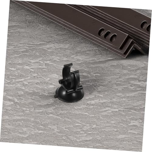 Yardwe 12pcs Aquarium Suction Cups with Clips for Fish Tank Hose Tubes Replacement Holders for Pump and Heater Black Suction Clip Organizers for Air Hose Accessories