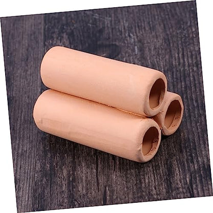 Happyyami 2pcs Moss Tube Cultivating Container Mineral Tube for Aquarium Fish Tank Ceramic