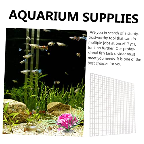 ibasenice 1set Aquarium Grid Divider Fish Tank Isolation Panel for Fish Survival Cups for Breeding and Aquariums