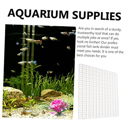 ibasenice 1set Aquarium Grid Divider Fish Tank Isolation Panel for Fish Survival Cups for Breeding and Aquariums