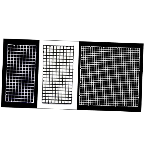 ORFOFE Aquarium Isolation Panel Transparent Spliced Lattice Plates Random Color Suction Cups Easy to Install Divider for Fish Breeding and Separation - color: White