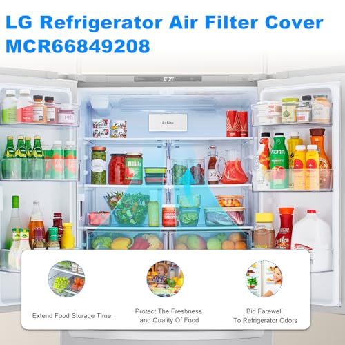 MCR66849208 MCR66849219 Filter Cover FOR LG Refrigerator Air Filter Cover LGFresh Air Filter 4957379 AP6892370 PS12085698 ACW75477501 LMRS28596D LMRS28596S