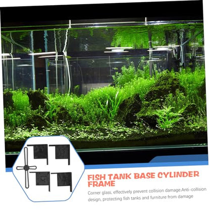 Cabilock 1set Fish Tank Corner Guards and Base Protectors of Fish Tank Accessories for Safeguarding Aquariums Elegant and Stylish Design for Home Use -collision Bumpers
