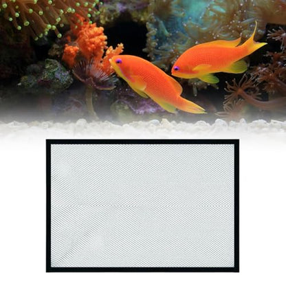Aquarium Anti Jumping Net Cover DIY Kit Protective Mesh Screen Tear Resistant Fish Tank Cover 30x20cm 11.81x7.87inch