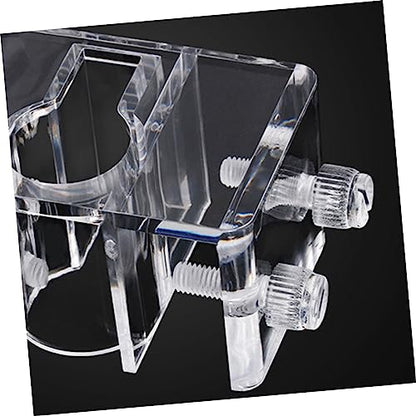 Angoily 2pcs Aquarium Water Clamp Fixed Clip for Water Pipe Acrylic Holder (Size s Suitable for 5-20mm)