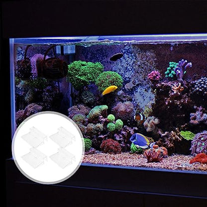 OSALADI 16pcs Acrylic Aquarium Lid Support Clips for Fish Tank Cover and Easy to Install Aquarium Accessories for Covers