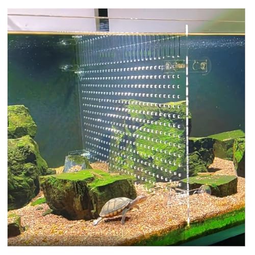 Rygcrud Aquarium Divider – 5mm Thick Transparent Acrylic Panel with Suction Cups, Fish Tank Isolation Board Partition for Divide Space(54x75cm) - size: 54x75cm