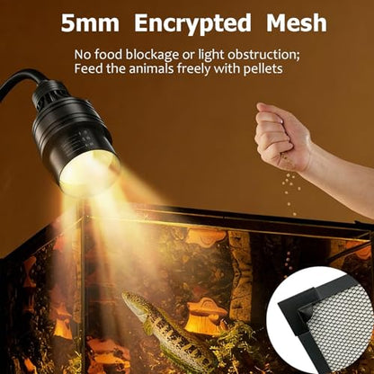 Magnetic Aquarium Anti-Jumping Mesh Net, Aquarium Lid Fish Tank Top Cover Hood Jump Cover, Adjustable DIY Mesh Lid of for Fish Tank - size: 50x50cm