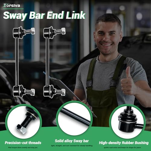 2PCS Rear Stabilizer Sway Bar End Links Compatible with Fit for Mazda 2001 2002 2003 Protege, 2002-2003 Protege5#OE K80868 - size: K80868 X2