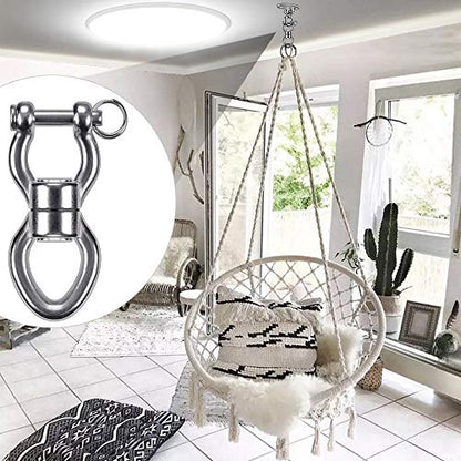 SELEWARE Heavy Duty Bearing Swing Swivel, 360° Rotation Hanging Accessory - color: Swivel (D) Only