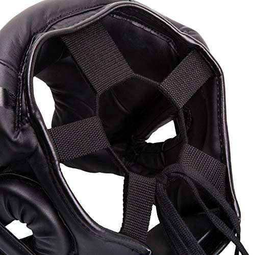 Venum Elite Iron Headgear - color: Black/Black