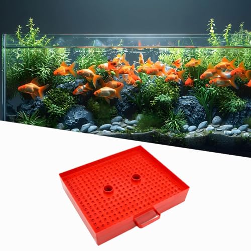 Aquarium Box Separation Drawer Box Accessory Tray Cleaning System PP Material Suitable for Tank Filtration Aquatic, 29.9cmx24.9cmx5cm