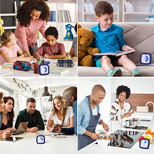 Secura 60-Minute Visual Timer, Silent Study Timer for Kids and Adults - color: Navy Blue & Navy Blue