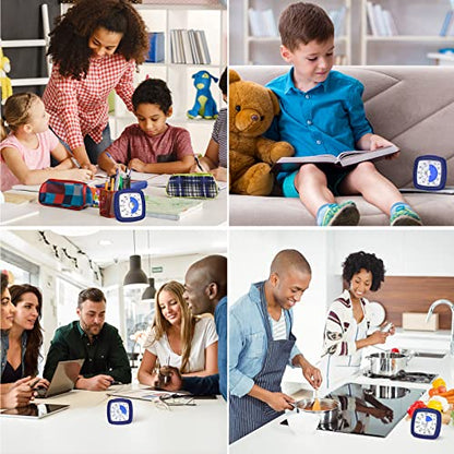 Secura 60-Minute Visual Timer, Silent Study Timer for Kids and Adults - color: Navy Blue & Navy Blue