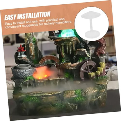 LIOOBO 8pcs Rockery Humidifier Splash Guard Portable Water Barrier for Fish Tank Rockery Humidifier