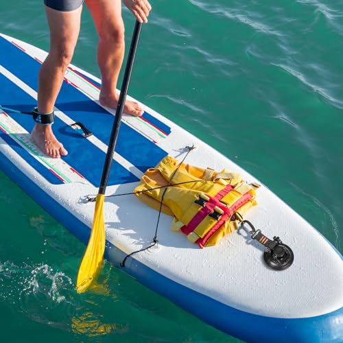 REDCAMP Heavy Duty Suction Cup Anchor with Securing Hook Tie Down, Removable Camping Tarp Accessory as Car Side Awning, 2 Pieces/4 Piecces/6 Piecces/8 Piecces