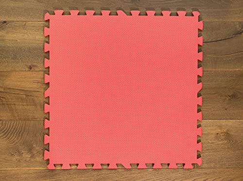 Interlocking Foam Floor Tiles From Square Brands for MMA | Gym Flooring | Puzzle Mat for Home Exercise | Play Mat Tiles | 3/8" - size: 48SQFT