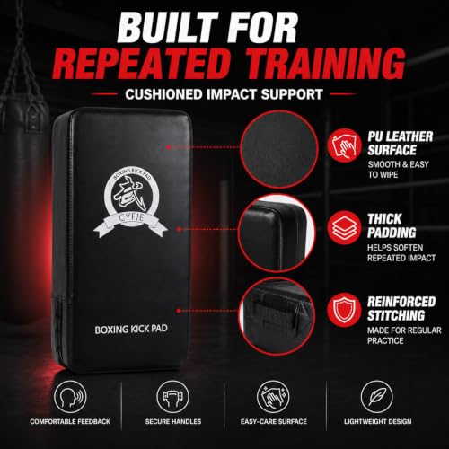 3-in-1 Boxing Training Set, Punching Mitts, Kick Pad and Target Paddle - style: 3 in 1 Boxing Training Equipment（Black）