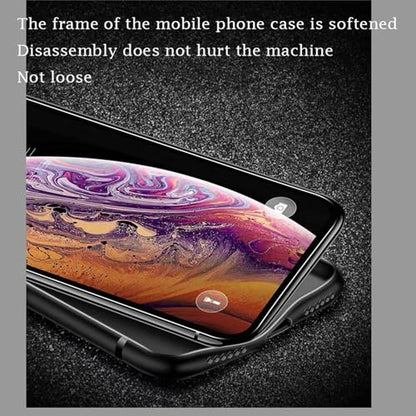 for Unihertz 8849 Tank Mini 1 Case, with [ 1 x Tempered Glass Protective Film], Shockproof Soft Cover, [360° Rotation Ring Kickstand] Case for Unihertz 8849 Tank Mini 1 (4.30") - Black