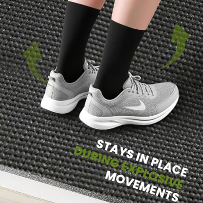 Stepwaver Large Exercise Mat, 6'x4'/7'x5'/8'x5'/9'x5'/10'x5'/12'x5'x8mm - size: 12x5FT