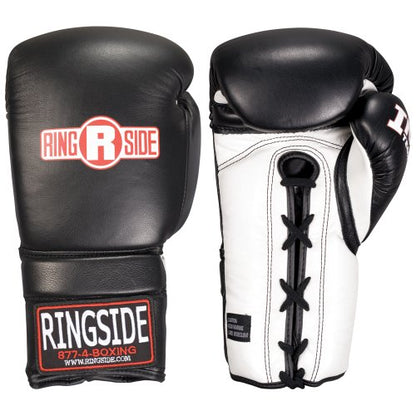 Ringside IMF Tech Lace-Up Sparring Boxing Gloves - color: White, size: 16-Ounce