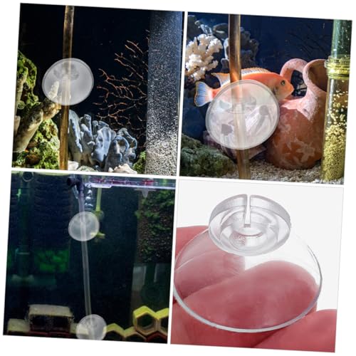 WOONEKY 30pcs Aquarium Cup Clips Oxygen Tubing Holders for Fish Tanks Material Fixation Easy to Install and Aquarium Aesthetics