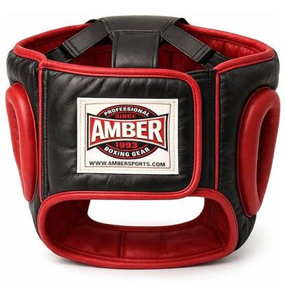 Amber Fight Gear Deluxe Headgear - size: X-Large