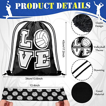 Yinder 4 Pcs Volleyball Accessories - color: Black, size: Medium