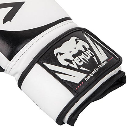 Venum Challenger Boxing Gloves - color: White/Black, size: 16-Ounce, style: Challenger 2.0