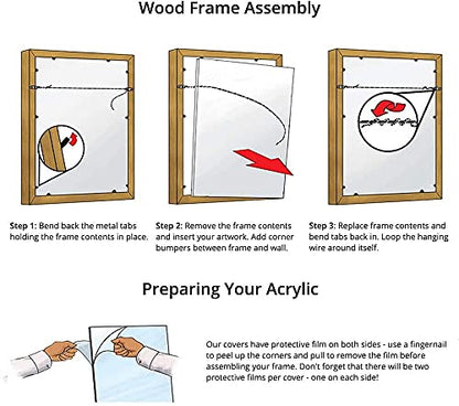 Frame It Easy 25 1/4 x 34 Black Frame (Wilton) 25.25x34 inches - color: Black, size: 25 1/4" x 34"