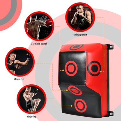 INNOLIFE Wall Mount Uppercut Boxing Bag - Boxing Training Punching Target