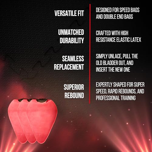 CLETO REYES Speed Bag and Double End Bag Bladder Replacement Latex, Boxing Equipment Accessories - style: 1 Valve