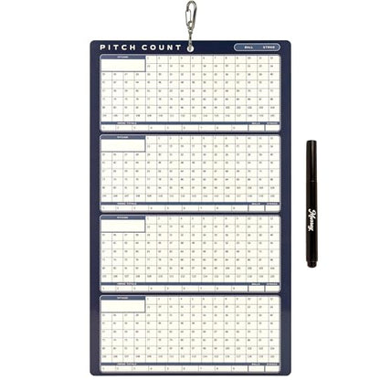 Murray Sporting Goods Baseball Team Colors Dry Erase Coaches Clipboard - style: Navy